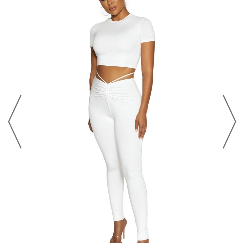 NW White Leggings